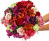 BloomsyBox Romantic Blooming Bouquet Fresh Mixed-Color Roses & Alstroemerias (Glass Vase Included) Fresh Flower