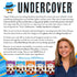 30-Count, Undercover Snacks Chocolate Quinoa Crisps - Dark Chocolate + Sea Salt | Individually Wrapped Crisps | Gluten