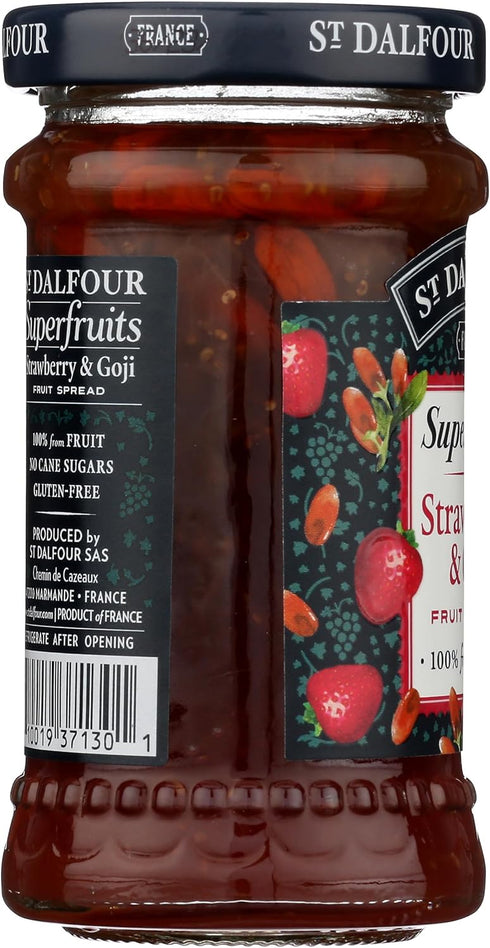6 St Dalfour, Fruit Spread Superfruit Strawberry Goji, Ounce