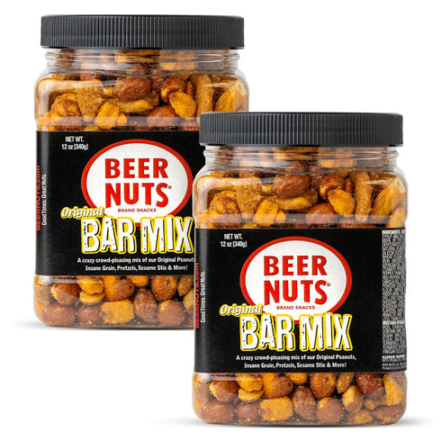 BEER NUTS Original Bar Mix - Pretzels, Cheese Stix, Sesame Stix, Insane