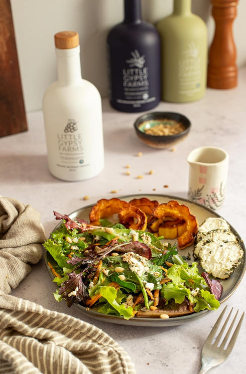 Gypsy Farms (350ml) Organic Balsamic Vinegar from Little | First Cold-Pressed and Oak Barrel Aged | Notes of Fig