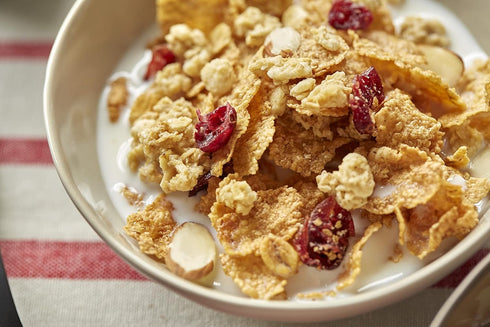 Great Grains 14 OZ (Pack 3) Cranberry Almond Crunch Cereal, Cereal with Dried Cranberries and Almonds, Non-GMO Project