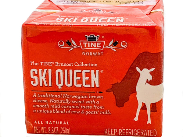 Cheesers Gjetost -Ski Queen Norway Cheese 8 oz.