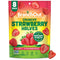 BranchOut Crunchy Strawberry Halves, 100% Fruit, Real Dried Strawberries No Added Sugar,