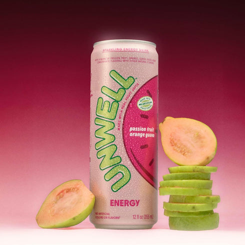 12x12oz Unwell Energy RTD Passionfruit, Orange, Guava