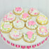 24 Count Royal Icing Decorations, Baby Girl, Gender Reveal Party, Baby Shower Edible Kosher Decorations for Cakes