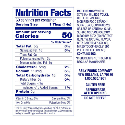 30 Oz (Pack 1) Blue Plate Light Mayonnaise, Fl Jar