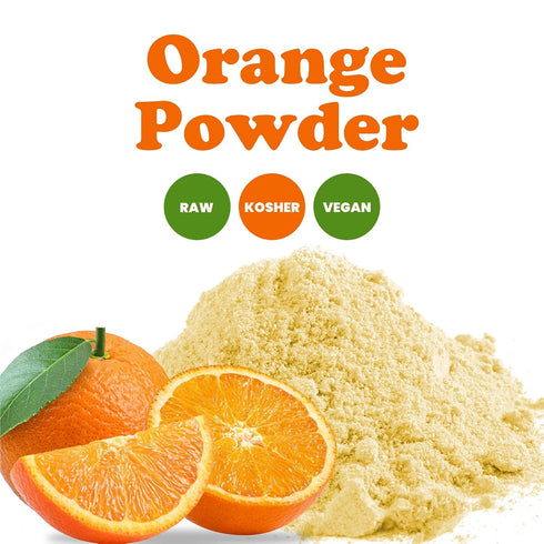 1 Food to Live Orange Juice Powder, Pound - Made from Raw Dried Citrus Fruit, Unsulfured, Vegan, Bulk, Great