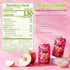 Pack 12, 11.2 Oz NLIFE Sparkling Popping Boba Drinks - Peach Canned Boba Drink with Yogurt Style Bursting Pearls