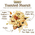 36oz Michele's Toasted Muesli, Whole Grain Cereal, No Refined Sugar, No Added Oil, Gluten-Free & Non-GMO, Resealable