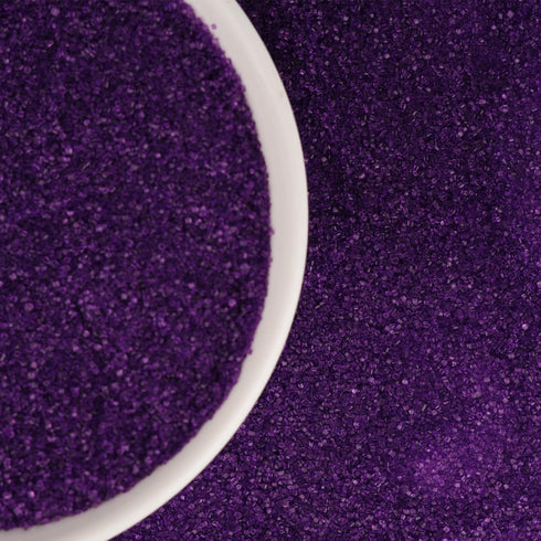 YummiGlee Purple Sanding Sugar for Baking 4 oz Edible Sparkling Sugar Sprinkles Coarse