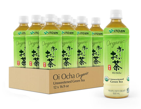 Ito En Organic Oi Ocha Unsweetened Green Tea, 16.9 Ounce (Pack of