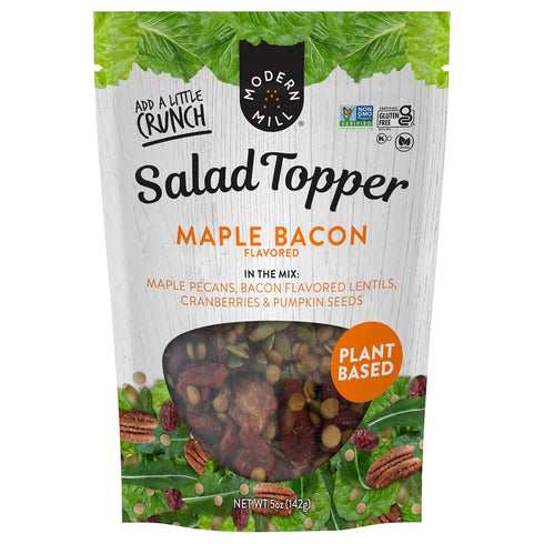 Modern Mill, Salad Toppers Maple Bacon Plant Based, 5 Ounce