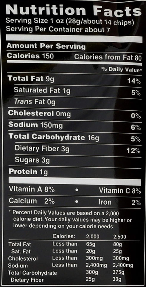 6.8 oz TERRA Vegetable Chips, Mediterranean Herbs and a Hint of Lemon