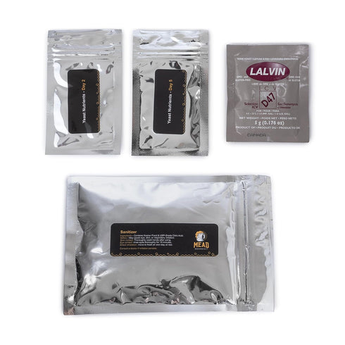 VineLabs Mead Making Kit Refill Packs - Makes 1 Gallon of Mead -