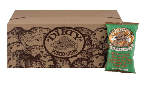 2 Oz (Pack 5) Dirty Kettle Potato Chips Jalapeno Heat