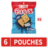 (6 Cheez-It Grooves Crunchy Cheese Crackers, Snack Crackers, Lunch Snacks, Zesty Cheddar Ranch Pouches)