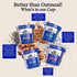 Pack 20g 2 2 1 1 6 Folk Revival Variety Keto Instant 'Oatmeal' - of Protein, Low Carb, High Fiber, Blueberry, Maple
