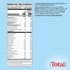 Total 100% 11 16 oz Breakfast Cereal, Daily Value of Vitamins and Minerals, Whole Grain Cereal