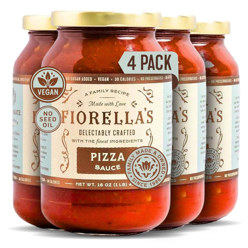 Fiorella's Premium Pizza Sauce Made with Fresh Ingredients - Seed Oil Free,