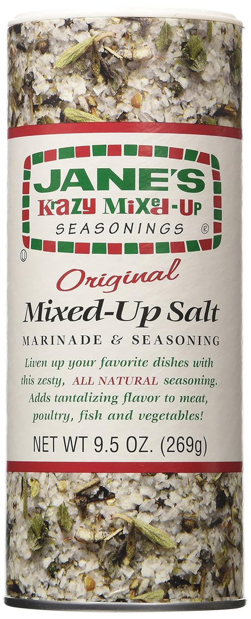 ZYZYZK 2 Pack of 2, Jane's Krazy Mixed-Up Original Salt Blend, 9.5 Ounce