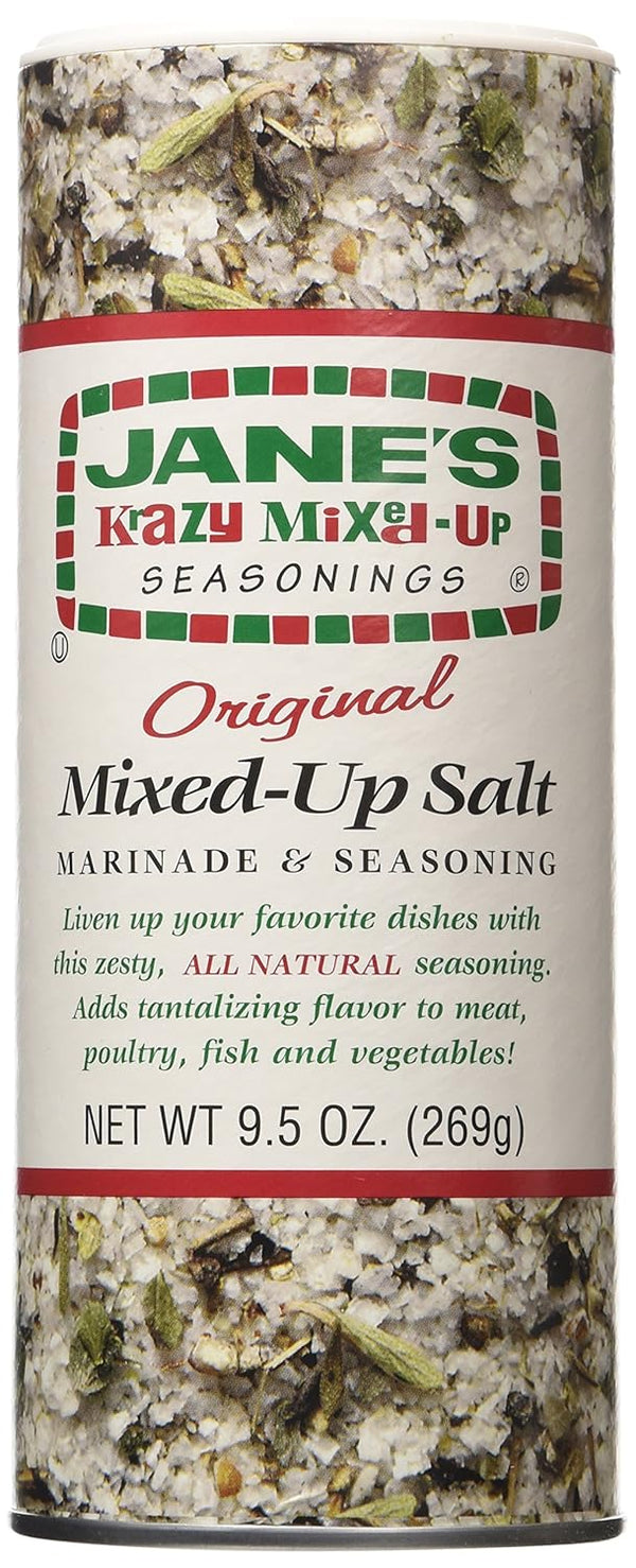 ZYZYZK 2 Pack of 2, Jane's Krazy Mixed-Up Original Salt Blend, 9.5 Ounce
