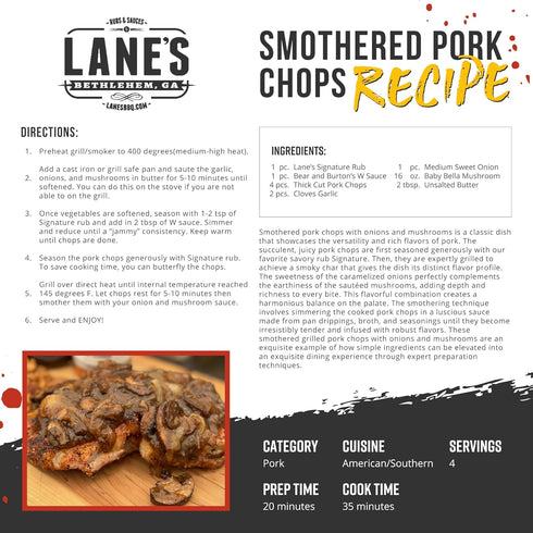 12.2 Oz Lane's Signature BBQ Seasoning Rub, All-Natural BBQ Seasonings and Rubs, Perfect for Beef, Meat, Chicken & Pork