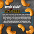 6 oz Snak Club x Hot Ones Honey Roasted Cashews, Smoky Sweet, Spicy Nuts, Inspired by Hot Ones, Vegan Snack, Resealable