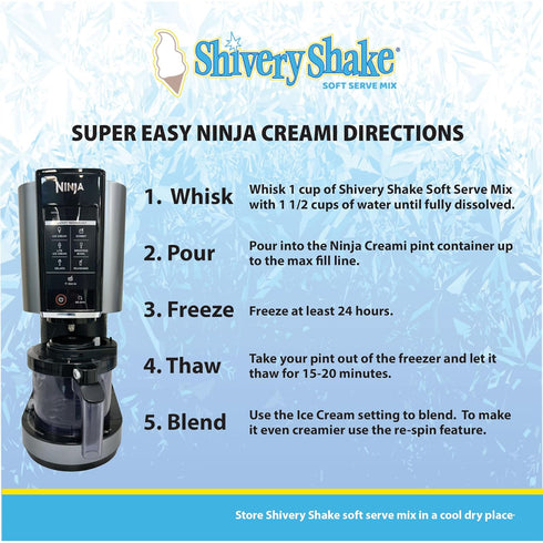 Shivery Shake Chocolate Soft Serve Ice Cream Mix by
