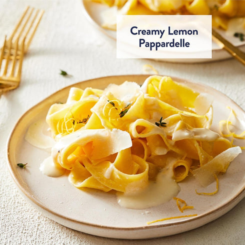 8.8 oz (4 Pack) DeLallo Gluten-Free Pappardelle Pasta Nests, Made with Corn and Rice Flour and Farm Fresh Eggs, Made