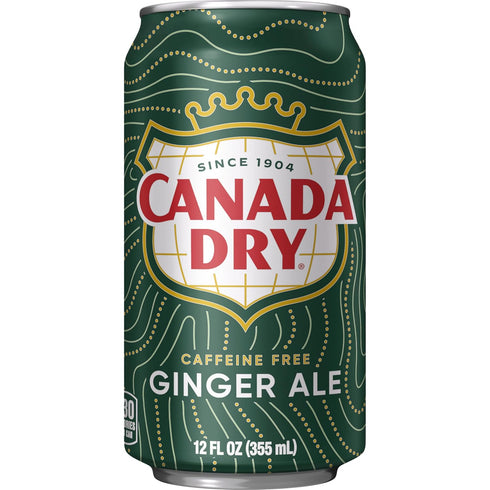 12 oz 12 pack Canada Dry Ginger Ale Soda, fl cans