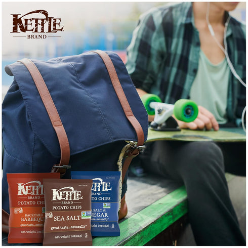 Pack, 1 Oz, 20 Kettle Brand Potato Chips Variety Ct