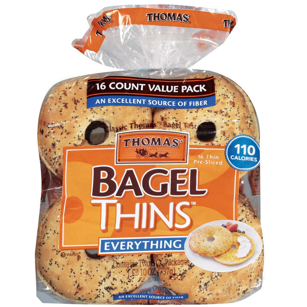 THOMAS' Everything Bagel Thins - 16 ct.