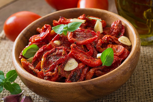 Sol a Tavola Packed Sun-Dried Tomatoes, Ready to Eat, Brilliant Red Color | Moist Chewy Texture | Nutritious | Healtful
