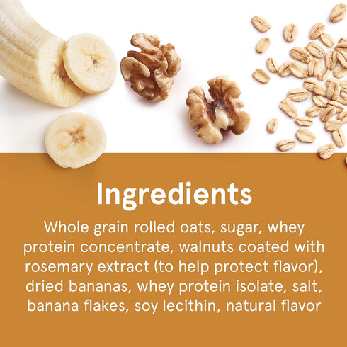 10g Packets, 36 Count Quaker Protein Instant Oatmeal, Banana Nut, Protein, Individual