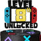 8 LEVEL UNLOCKED Birthday Cake Topper, 8th Happy Birthday Gamepad Cake Topper, Video Game Party Decorations