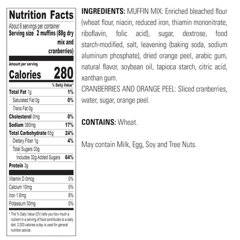 Pack,Cinnamon Crumb(21 oz),Cranberry (18.6 oz),Wild (17.1 oz), (3 Krusteaz Variety Swirl Orange Muffin Mix Blueberry