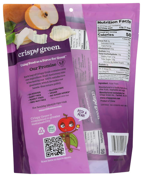 1.69 Crispy Green, Pear Freeze Dried, Ounce