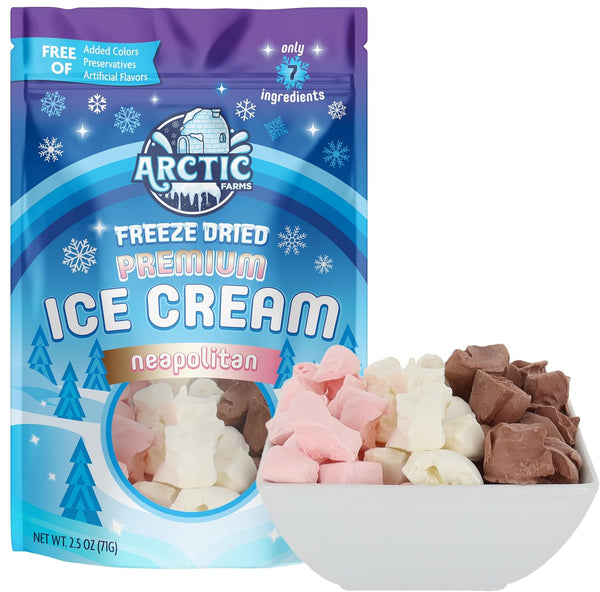 Arctic Farms Freeze Dried Premium Ice Cream That Does Not Melt (7