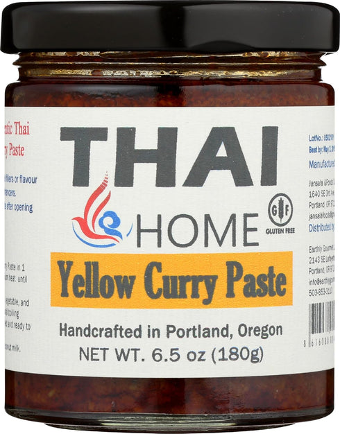 Thai Home Yellow Curry Paste, 6 OZ