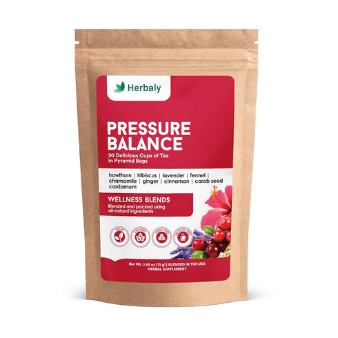 Herbaly Heart Functional Tea - 9 Superherbs - Natural, Organic, Non-GMO, Caffeine-Free,