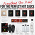 Set, 16+ 4 Gourmet Hot Sauce Making Kit, Unique Gift for Men, Fun DIY Cooking Kit, Make Your Own Hot Sauce Gift Makes