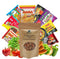 High Class Grass Ramen Care Package with Toppings, 8 Instant Noodles with