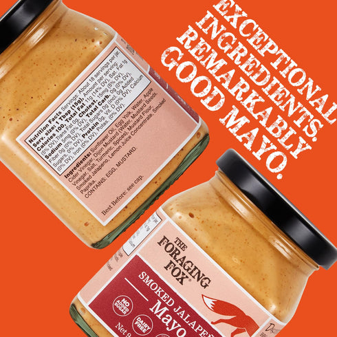 (2 9.2 oz The Foraging Fox | Keto Smoked Jalapeo Spicy Mayo x fl Jars) | Made with High-Oleic Sunflower Oil | Gluten