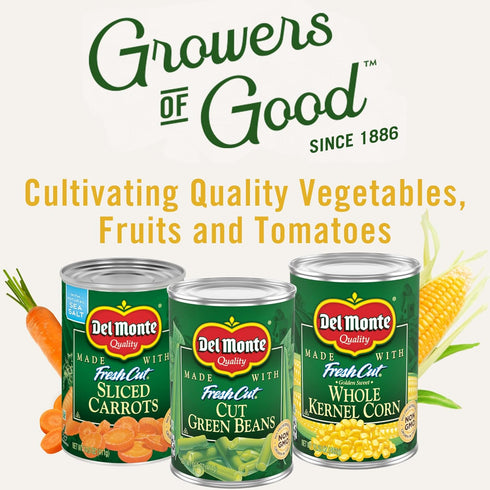 50% 15 (Pack 12) Del Monte Canned Sweet Peas with Less Sodium, Ounce