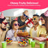 2 140 5 Fruit Chews Candy - Pounds Bulk Bag (Approx. Pieces), Fruit Chews Rolls, Assorted Flavors, Soft & Fruity Taffy