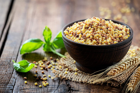 17.6 oz Sanniti Toasted Fregola Sarda FIne Semolina Pasta Fregula Tostata Fina