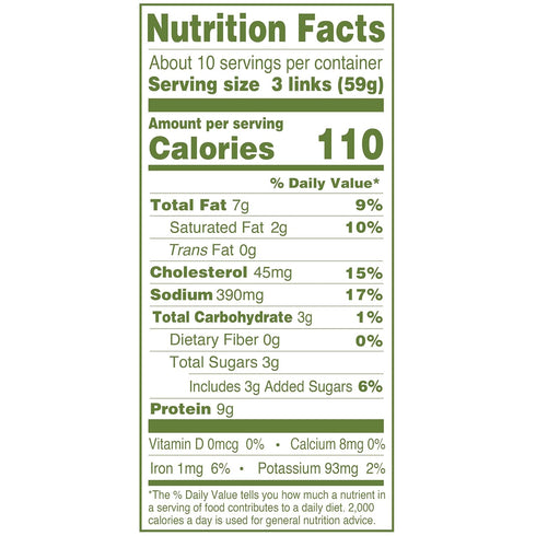 Applegate Naturals Chicken & Maple Breakfast Sausage Links Family Size