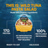 5.6oz, Pack 4 Wild Planet Ready-To-Eat Wild Tuna Pasta Salad With Organic Red Peppers, Tomatoes & Green Olives, Tuna