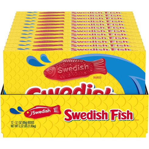 SWEDISH FISH Soft & Chewy Candy, Easter Candy, 12 - 3.1 oz